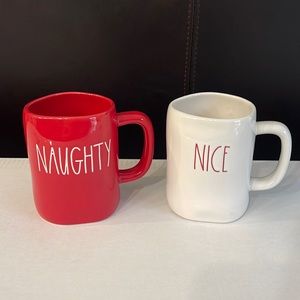 Rae Dunn Christmas Mug SET